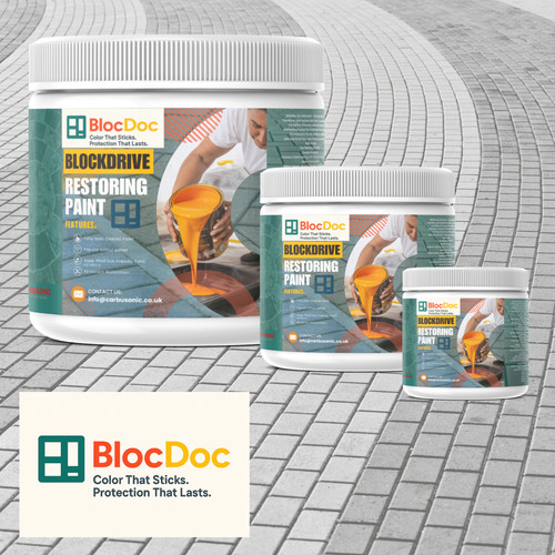 Block paving patio paint