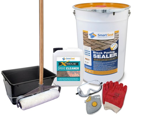 Block paving driveway sealer - block, &