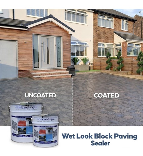 Block paving sealer - block, set