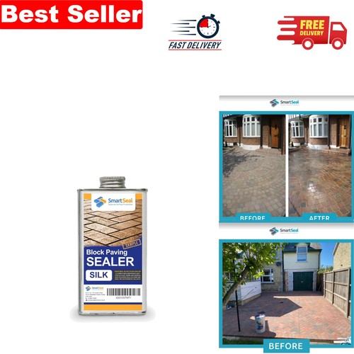 Wet look block paving sealer - block,