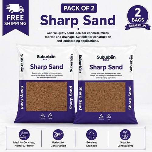 Sharp sand pack - sharp,
